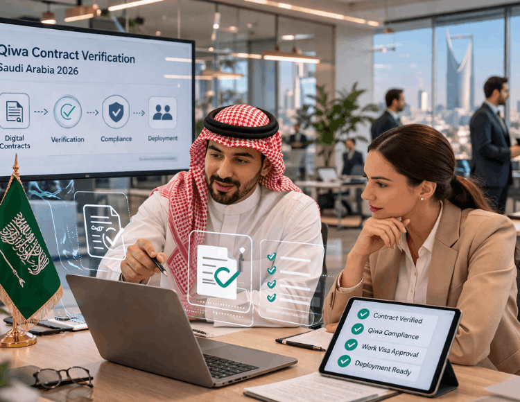 Qiwa Contract Verification Saudi Arabia 2026 1 - Saudi and Gulf Visa Services in London